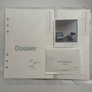 Cloth and Paper Dossier Stationery Set